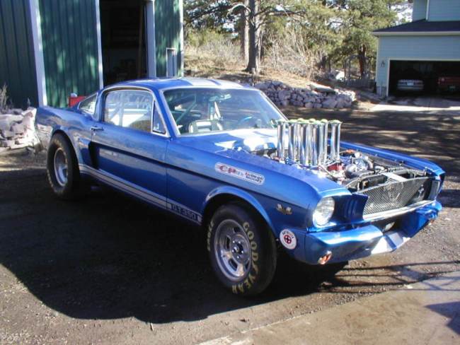 1965 SOHC powered A/FX Mustang